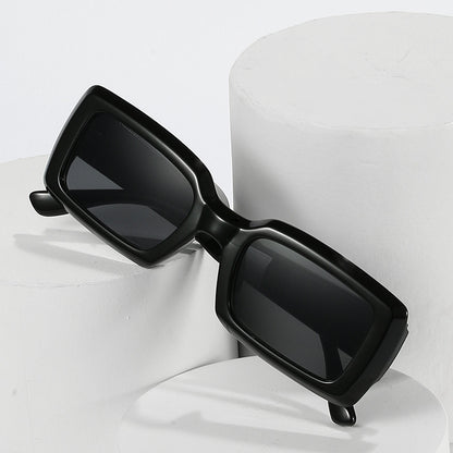 Internet Celebrity Ins Frame Fashion Square Jelly Color Sunglasses Multicolor Glasses