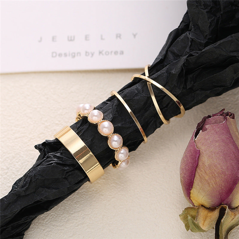 Combination Personality INS Cool Wind Ring Set