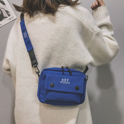 Corduroy Small Shoulder Bag Hip Hop Cool Personality Student Shoulder Bag Female