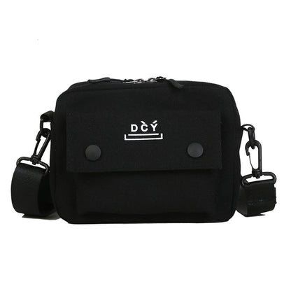 Corduroy Small Shoulder Bag Hip Hop Cool Personality Student Shoulder Bag Female