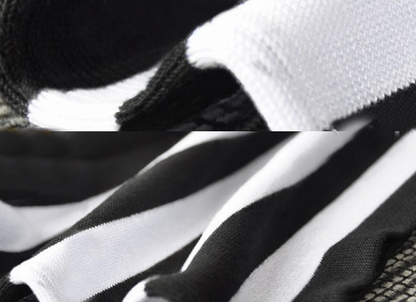Striped Stitching Casual Slim Dress