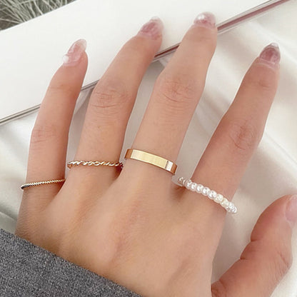 Combination Personality INS Cool Wind Ring Set
