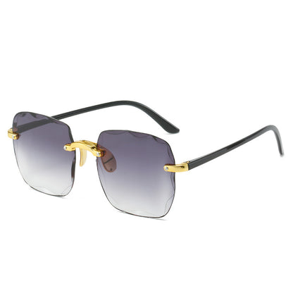 Women's Frameless Cut Edge UV Protection Sunglasses