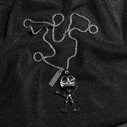 Clothes Ornaments Couple Men And Women Chain Titanium Steel Necklace
