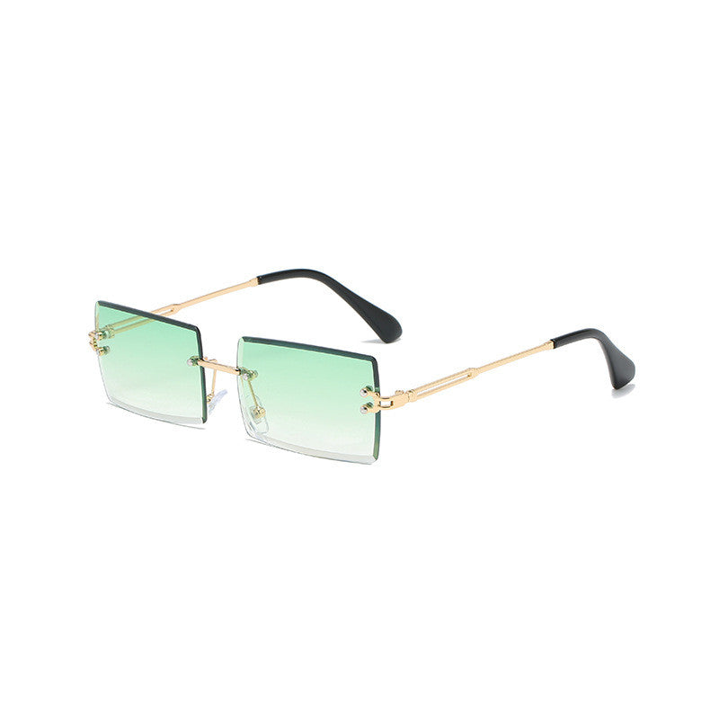 Women's Fashion Simple Frameless Cut Edge Sunglasses