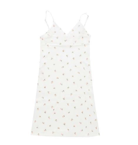 Women's Pure Desire Retro Print V-neck Suspender Dress