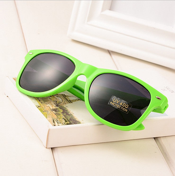 Retro Star Rice Nail Candy Colored Sunglasses