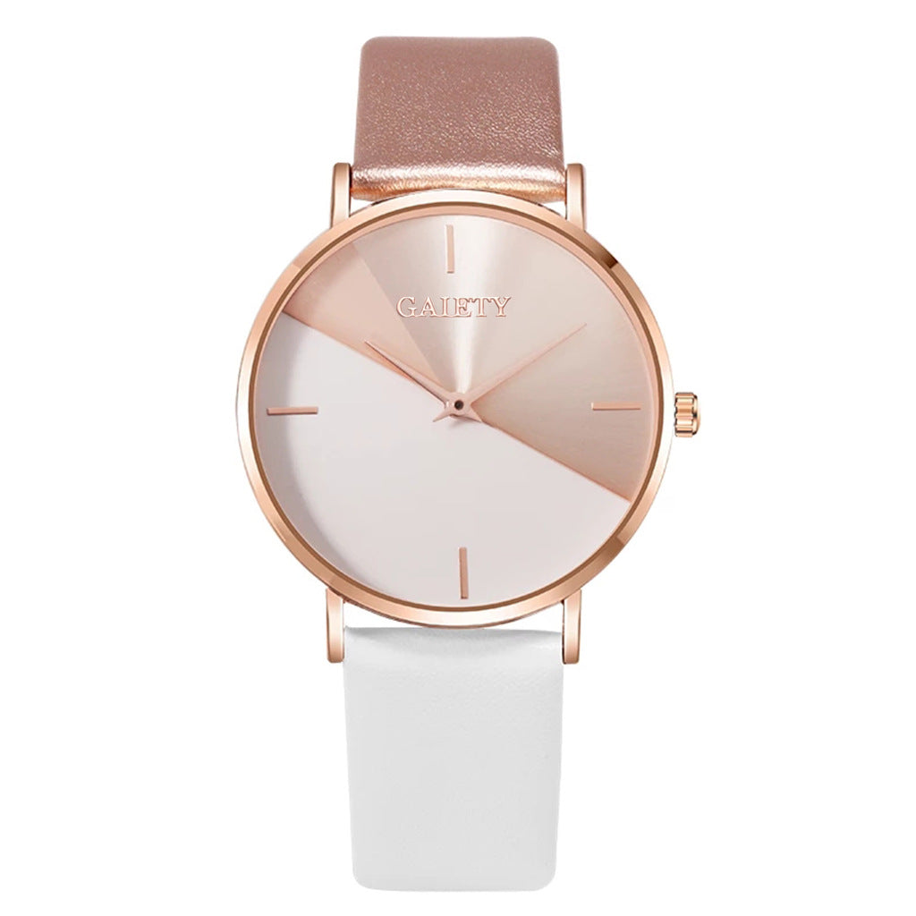 Two-color Splicing Ladies  Watch