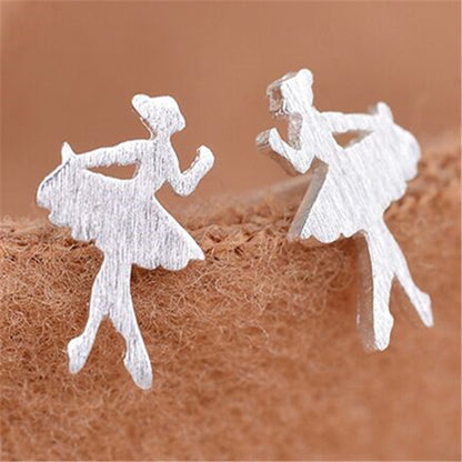 Creative Ballet Dancer Stud Earring Accessories