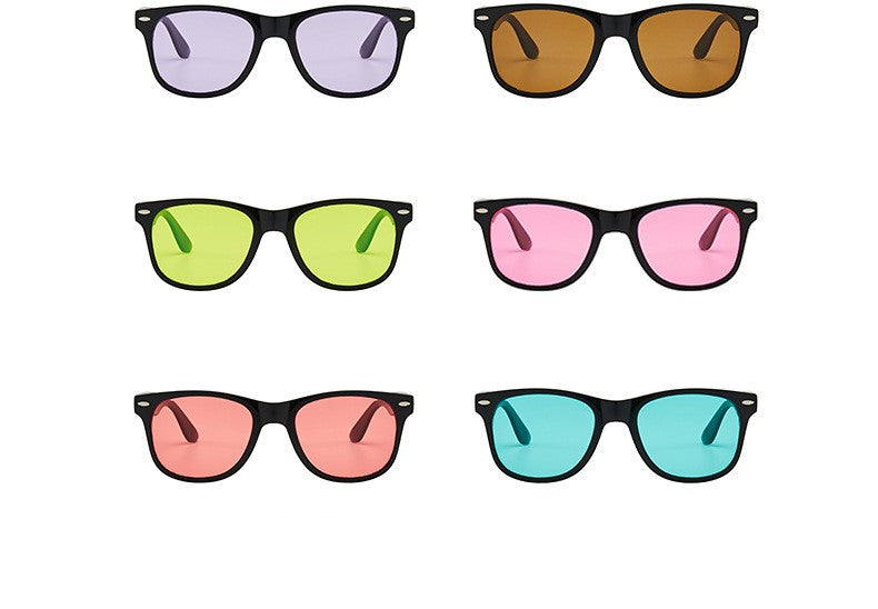 Retro Tinted Candy-colored Sunglasses